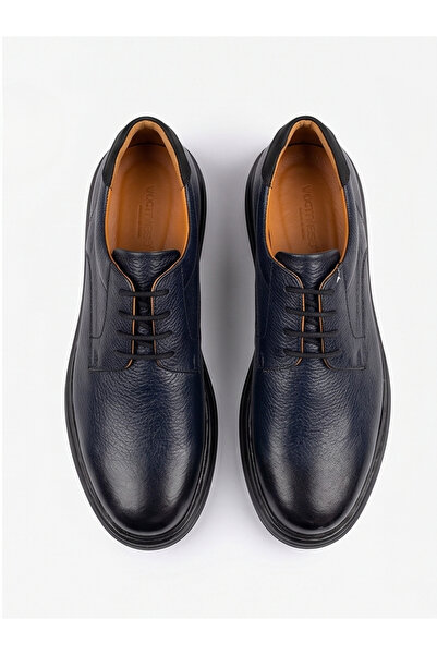 CRC AYAKKABI 100% Calfskin Breathable Inner Lining Comfortable Cut Men's Shoes