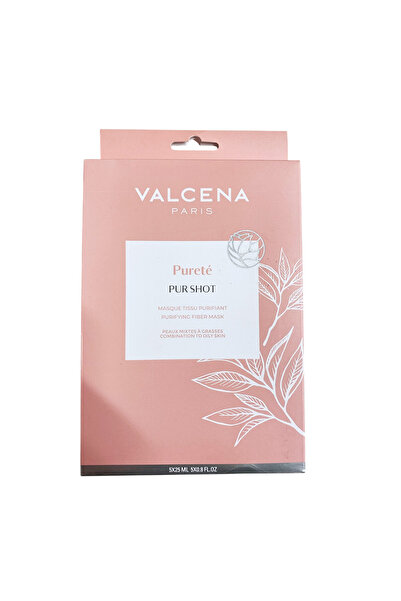 Valcena Set, Valcena, Pur Shot, Purifying, Sheet Mask, For Face, 5 pcs, 25 ml
