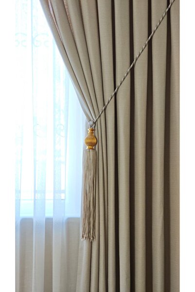 VİZYONN HOME VİZYON HOME ''Elite'' Fon Perde Bağı Dekoratif Perde Toplama Bağ...