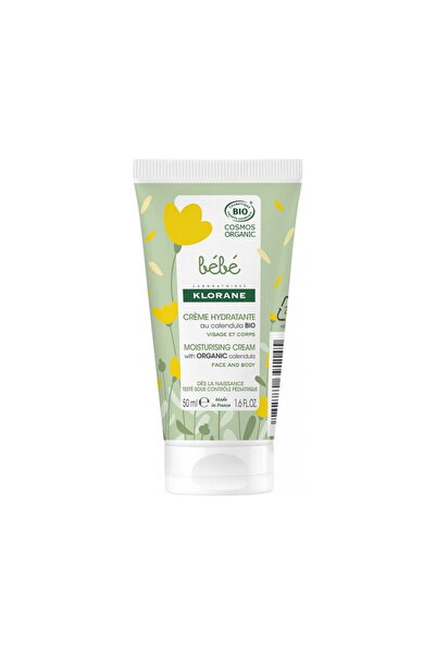 Klorane Bebeluș, Calendula, Hidratant, Cremă, Pentru față și corp, 50 ml