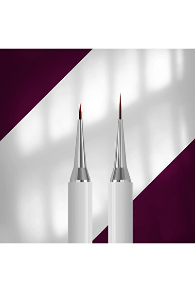 STALEKS Exclusive çift taraflı liner 7 mm / jel fırçası 12 mm