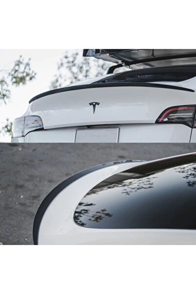 TESLA Spoiler de performanță – Design OEM din fibră de carbon pentru Model 3 <2023 (carbon mat)