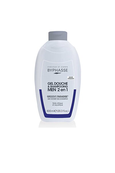 BYPHASSE Groovy Paradise, Gel de duș și șampon 2-în-1, 600 ml