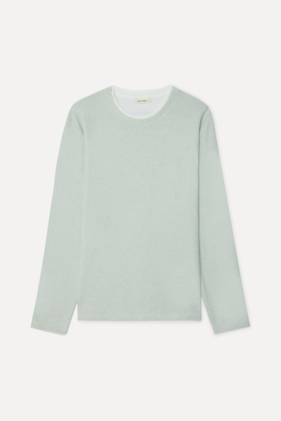 Mudo Men's Green Crew Neck Sweater