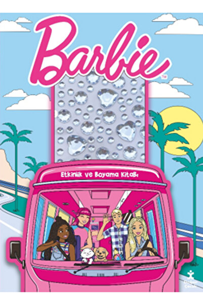 Doğan Çocuk Barbie / Taşlı Çıkartmalarla Etkinlik ve Boyama Kitabı