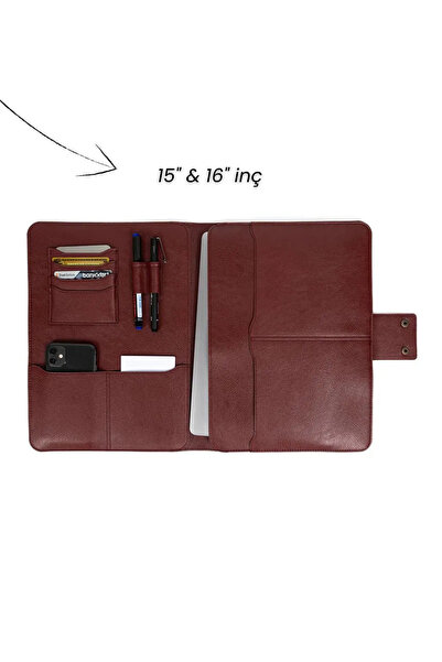 Organizer Tablet Kılıfı 15" İnç iPad Pro & iPad Air Evrak Çantası