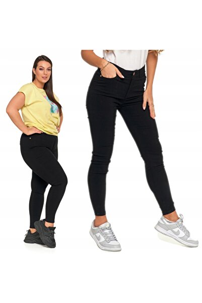 MORAJ Blugi dama, Moraj, Viscoza, Skinny, Negru, XL
