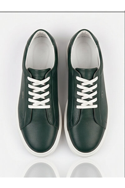 CRC AYAKKABI 100% Calfskin Breathable Inner Lining Comfortable Cut Men's Shoes