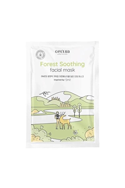 Cettua , Forest, Soothing, Sheet Mask, For Face, 20 g