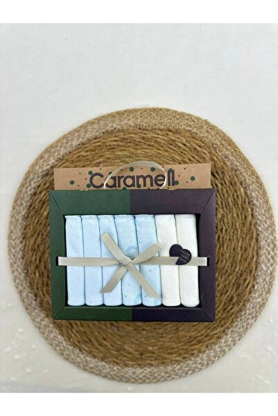 Caramell Patterned Baby Mouth Wipes, Pack of 7