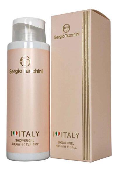 Sergio Tacchini Iubesc Italia, Proaspăt, Purificator și Revigorant, Gel de du...