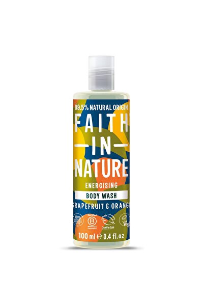 Faith In Nature Grapefruit și Portocală, Energizant, Gel de duș, 100 ml