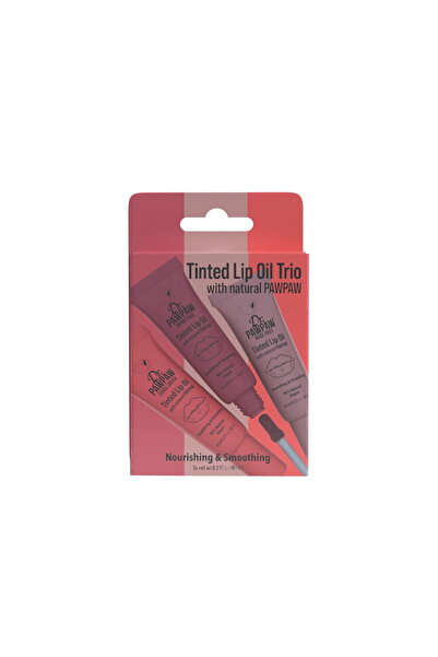 Dr. PAWPAW Set Dr. PawPaw: Ulei de buze colorat, nutritiv, Coral Crush, 8 ml ...