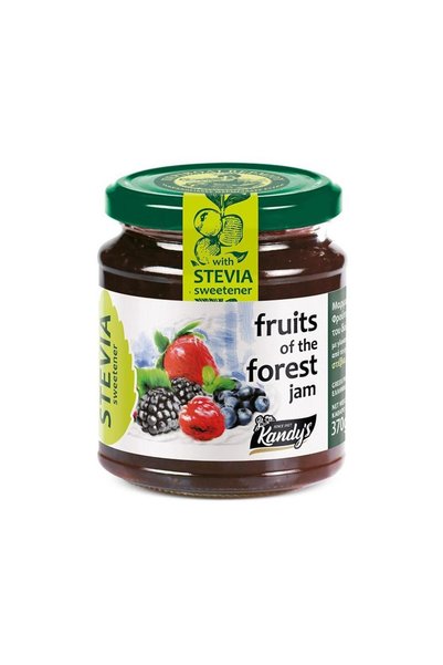 SWEETS Μαρμελάδα 6 Φρούτα του Δάσους με Στέβια 370γρ