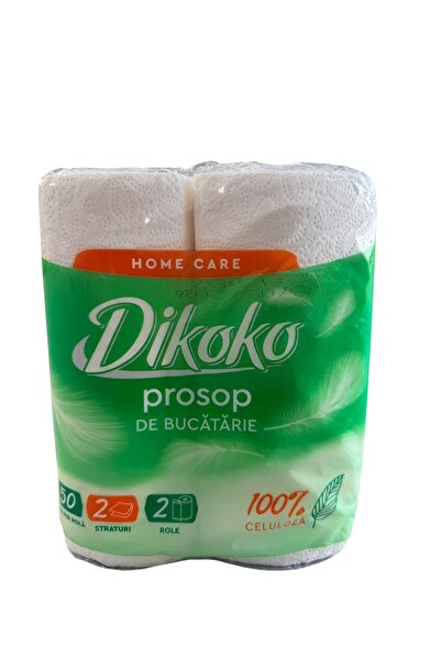 Dikoko Paper towels 2 rolls x 50 sheets, 2 layers