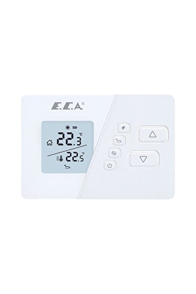 Eca E.C.A. Poly Comfort 200W Kablosuz Oda Termostatı Beyaz