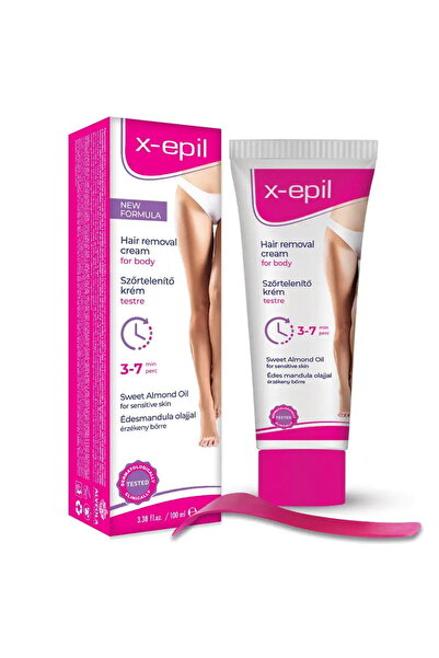 X-Epil , X-Epil, Silky Finish, Hair Removal Cream, For Sensitive Skin, 100 ml