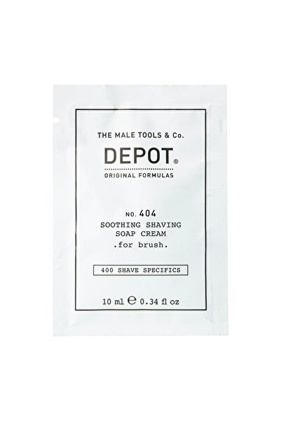 DEPOT , 400 Shave Specifics Nr. 404 , Alantoină, Calmantă, Săpun de ras, 10 ml