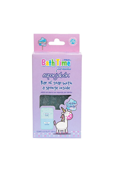 Esponjabon , Cotton Candy, Cleansing, Cotton Candy, Soap & Sponge 2-In-1, Bod...