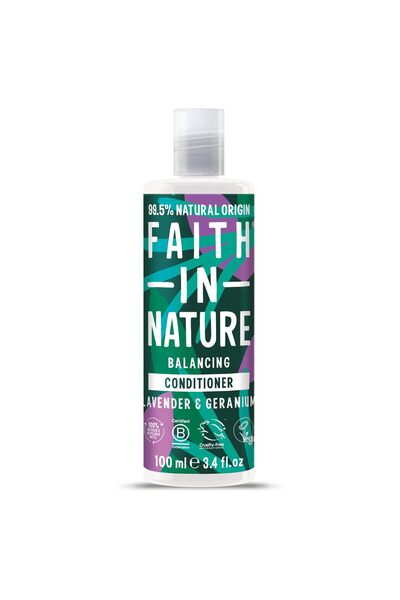 Faith In Nature Lavandă și Geranium, Balsam de păr, Echilibrant, 100 ml