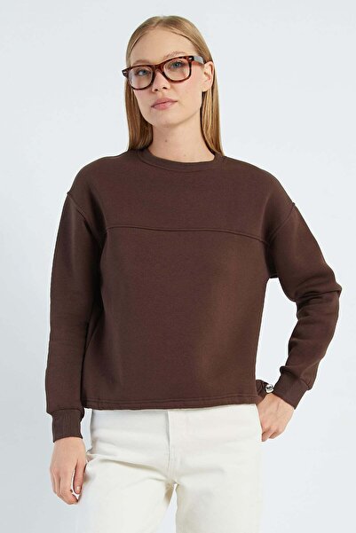 Fulla Moda 3 Thread Stopper Oversize Sweatshirt