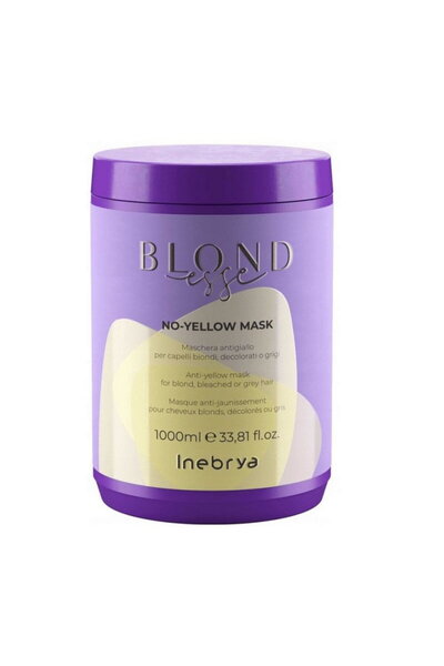 Inebrya Blondesse No-Yellow, Κρέμα-Μάσκα Θεραπείας Μαλλιών, Εξουδετερώνει του...