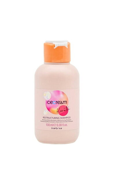 Inebrya , Ice Cream Keratin, Hair Treatment Cream Mask, Restructuring, 100 ml