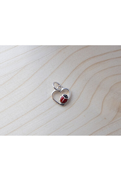 Generic Brand Heart pendant with ladybug 925 silver