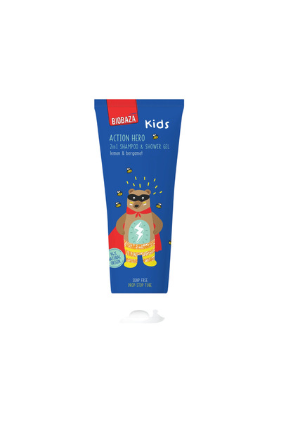 Biobaza Action Hero, Αφρόλουτρο & Σαμπουάν 2 σε 1, 250 ml