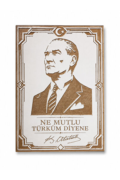 Atatürk Tablosu A4 Boyutunda