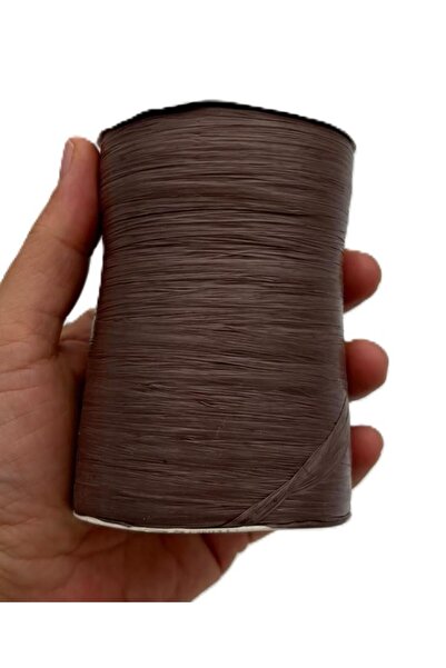 angel çanta aksesuar Number 38 Bitter Brown Color Angel Soft Raffia, Satin Ra...