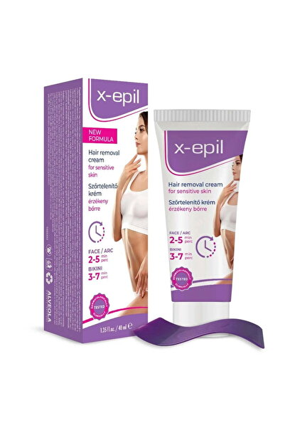 X-Epil , X-Epil, Silky Finish, Hair Removal Cream, For Sensitive Skin, For Un...