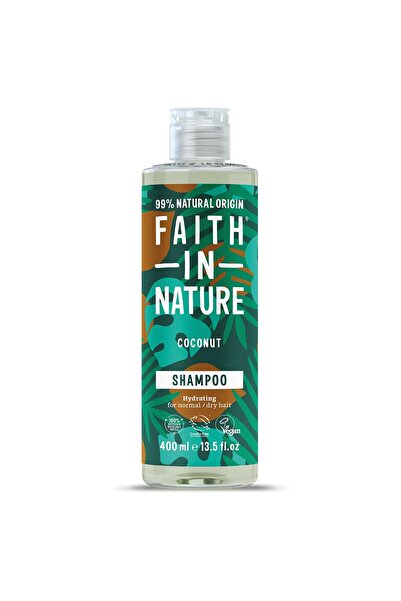 Faith In Nature Șampon de păr cu cocos, hidratant și emolient, 400 ml