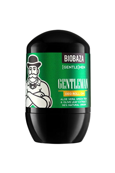 Biobaza Gentlemen, Aloe Vera, Antiperspirant, Deodorant Roll-On, Pentru bărba...