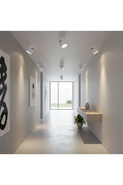 DIGITAL Merchandise Spot LED TINNIE, Rotativ, 9W, Lumina Neutra 4000K, Alb