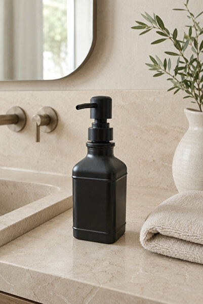 KLARHAUS Диспенсър за течен сапун AURA Glass 400 ml - Модерен декоративен дис...