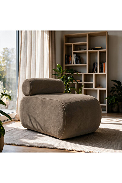 İNARCH DİZAYN Cosmo Berjer – Modern Minimalist Konforlu Tekli Koltuk Mocha