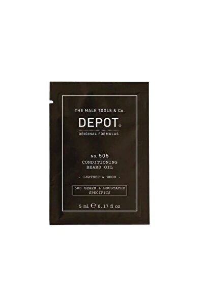 DEPOT , 500 Specificități pentru barbă și mustață Nr. 505, Ulei de barbă, Pie...