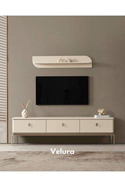 Velura Home & Living İmza Tv Ünitesi & Tv Sehpası - Alt Blok + Üst Blok