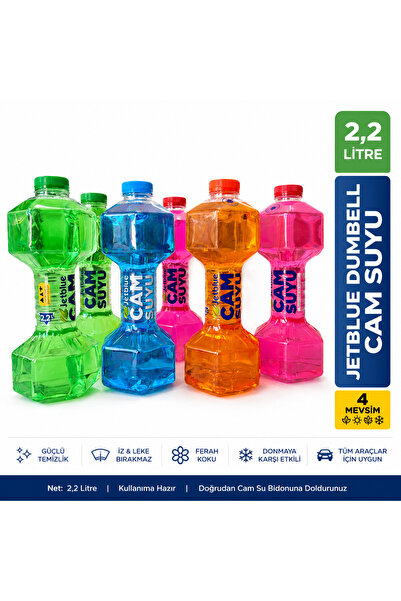 2,2 Litre Dumbell Cam Suyu 4 Mevsim Oto Cam Suyu