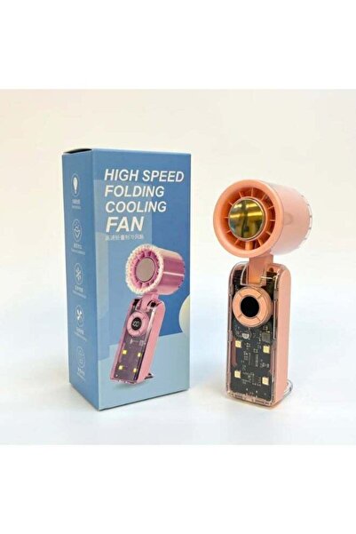 PopZa High-Speed Folding Fan – Small, Lightweight, and Perfect for Travel & O...