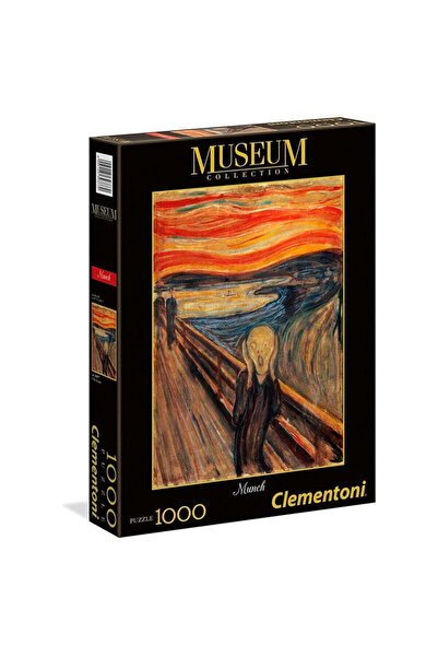 CLEMENTONI Colecția Muzeului Puzzle-ul Munch The Scream 1000 piese