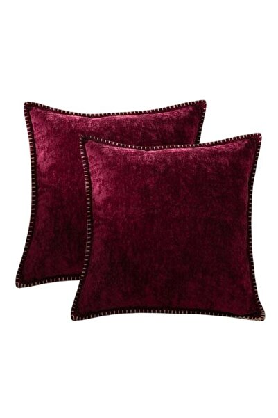 Generic 45x45CM Chenille Cushion Cover Set of 2 Decorative Throw Pillow Cover...