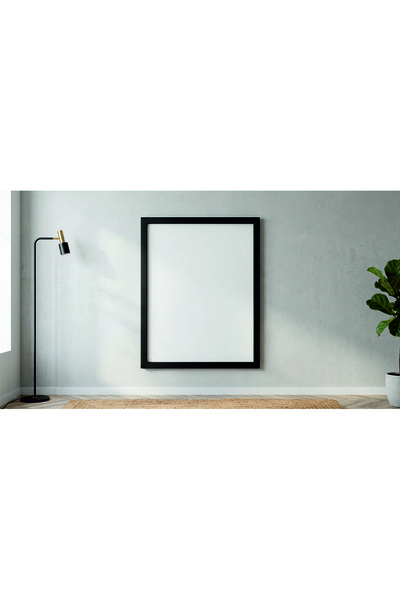 Teknograf Siyah Ahşap Çerçeve 21x30 cm (A4) - 300 Mikron Kırılmaz Petli ve MD...
