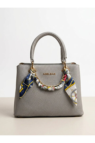 Çanta Trend Women's Chain Detailed Scarf Shoulder Bag