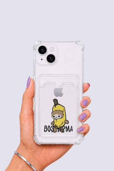 OEM iPhone 14 Blank Patterned Case with Card Holder - Eterna7981-9377
