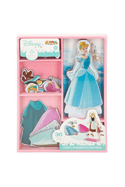 WOOMAX Disney Cinderella dresses wooden magnetic set