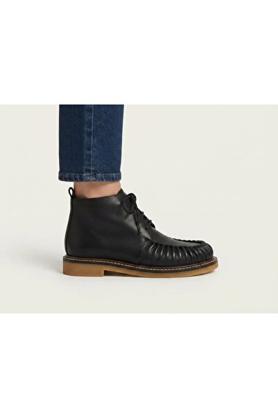 MARCO ROCCO Genuine Leather Lace-Up Boots Women's Shoes