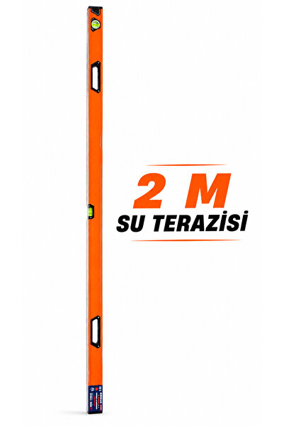 Beyhekim Hırdavat 2 Metre Profesyonel Su Terazisi 200 cm – Hassas Ölçüm, Daya...