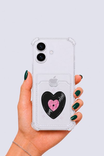 OEM iPhone 17 Vinly Patterned Case with Card Holder - Eterna5225-2177